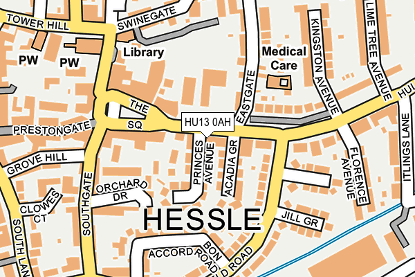 HU13 0AH map - OS OpenMap – Local (Ordnance Survey) HU13 0AH map - OS OpenMap – Local (Ordnance Survey)