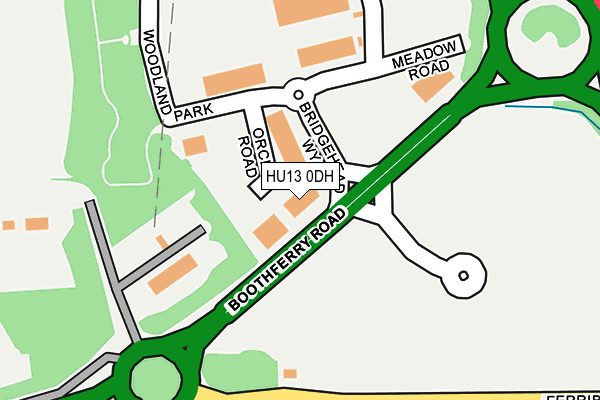 HU13 0DH map - OS OpenMap – Local (Ordnance Survey) HU13 0DH map - OS OpenMap – Local (Ordnance Survey)