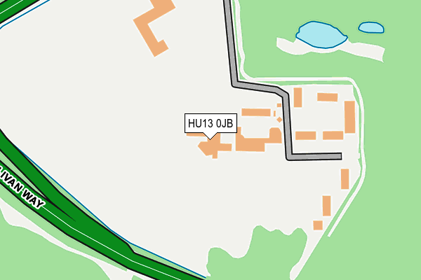 HU13 0JB map - OS OpenMap – Local (Ordnance Survey) HU13 0JB map - OS OpenMap – Local (Ordnance Survey)