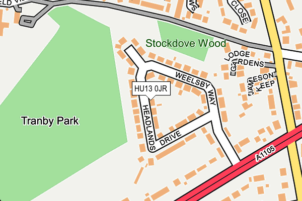 HU13 0JR map - OS OpenMap – Local (Ordnance Survey) HU13 0JR map - OS OpenMap – Local (Ordnance Survey)