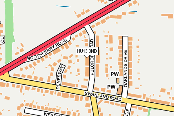 HU13 0ND map - OS OpenMap – Local (Ordnance Survey) HU13 0ND map - OS OpenMap – Local (Ordnance Survey)