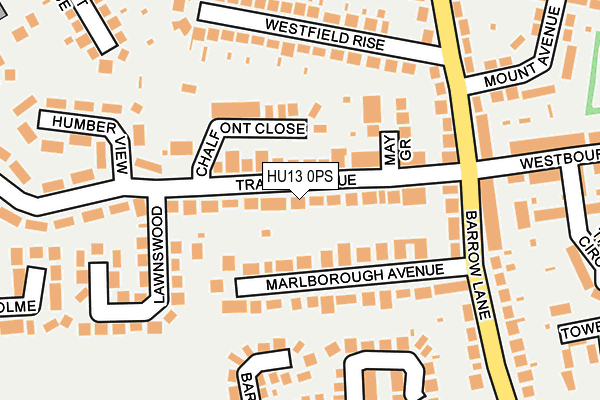 HU13 0PS map - OS OpenMap – Local (Ordnance Survey) HU13 0PS map - OS OpenMap – Local (Ordnance Survey)