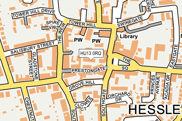 HU13 0RQ map - OS OpenMap – Local (Ordnance Survey) HU13 0RQ map - OS OpenMap – Local (Ordnance Survey)