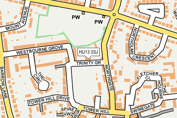 HU13 0SJ map - OS OpenMap – Local (Ordnance Survey) HU13 0SJ map - OS OpenMap – Local (Ordnance Survey)