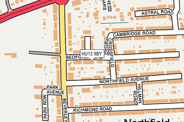 HU13 9BY map - OS OpenMap – Local (Ordnance Survey) HU13 9BY map - OS OpenMap – Local (Ordnance Survey)