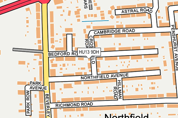 HU13 9DH map - OS OpenMap – Local (Ordnance Survey) HU13 9DH map - OS OpenMap – Local (Ordnance Survey)