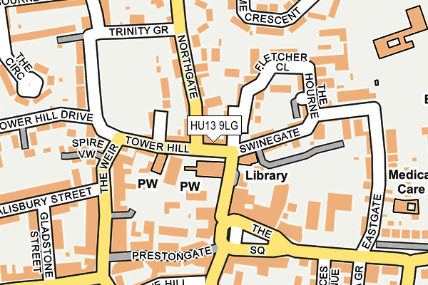 HU13 9LG map - OS OpenMap – Local (Ordnance Survey) HU13 9LG map - OS OpenMap – Local (Ordnance Survey)