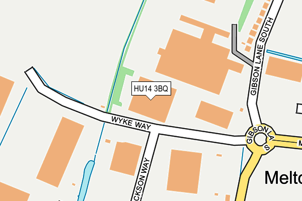 HU14 3BQ map - OS OpenMap – Local (Ordnance Survey) HU14 3BQ map - OS OpenMap – Local (Ordnance Survey)