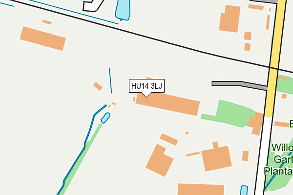 HU14 3LJ map - OS OpenMap – Local (Ordnance Survey) HU14 3LJ map - OS OpenMap – Local (Ordnance Survey)