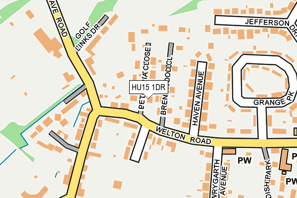 HU15 1DR map - OS OpenMap – Local (Ordnance Survey) HU15 1DR map - OS OpenMap – Local (Ordnance Survey)