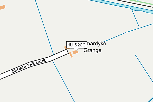 HU15 2GG map - OS OpenMap – Local (Ordnance Survey) HU15 2GG map - OS OpenMap – Local (Ordnance Survey)