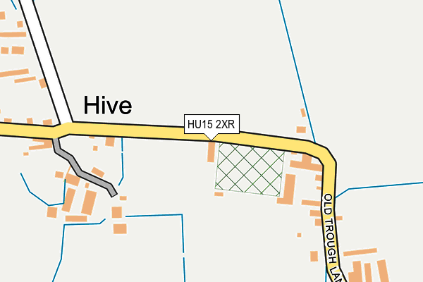 HU15 2XR map - OS OpenMap – Local (Ordnance Survey) HU15 2XR map - OS OpenMap – Local (Ordnance Survey)