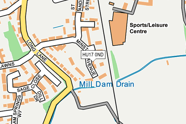 HU17 0ND map - OS OpenMap – Local (Ordnance Survey) HU17 0ND map - OS OpenMap – Local (Ordnance Survey)