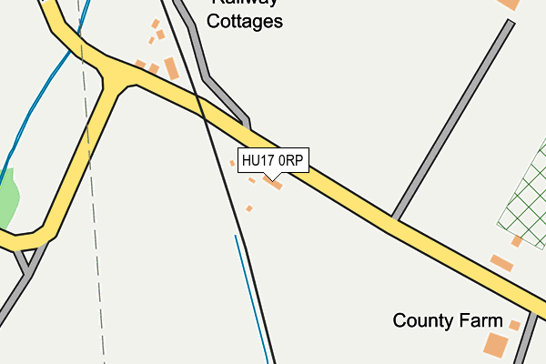 HU17 0RP map - OS OpenMap – Local (Ordnance Survey) HU17 0RP map - OS OpenMap – Local (Ordnance Survey)