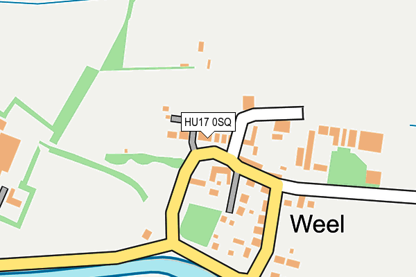 HU17 0SQ map - OS OpenMap – Local (Ordnance Survey) HU17 0SQ map - OS OpenMap – Local (Ordnance Survey)