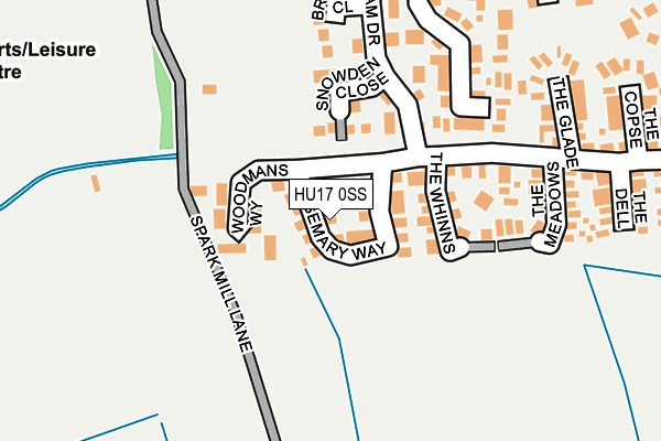 HU17 0SS map - OS OpenMap – Local (Ordnance Survey) HU17 0SS map - OS OpenMap – Local (Ordnance Survey)