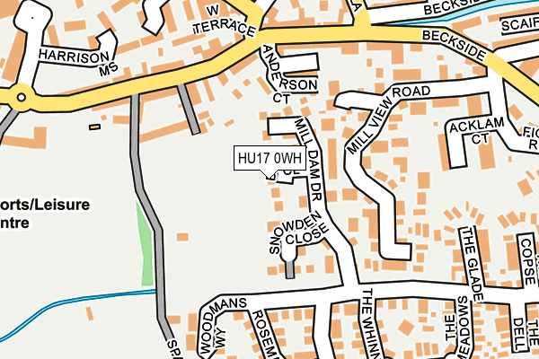 HU17 0WH map - OS OpenMap – Local (Ordnance Survey) HU17 0WH map - OS OpenMap – Local (Ordnance Survey)