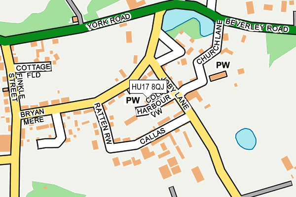 HU17 8QJ map - OS OpenMap – Local (Ordnance Survey) HU17 8QJ map - OS OpenMap – Local (Ordnance Survey)