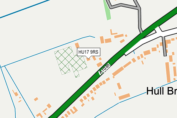 HU17 9RS map - OS OpenMap – Local (Ordnance Survey) HU17 9RS map - OS OpenMap – Local (Ordnance Survey)