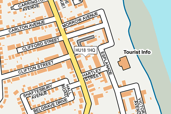 HU18 1HQ map - OS OpenMap – Local (Ordnance Survey) HU18 1HQ map - OS OpenMap – Local (Ordnance Survey)
