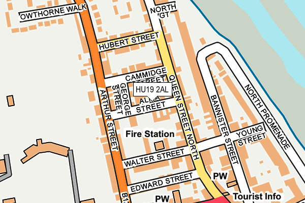 HU19 2AL map - OS OpenMap – Local (Ordnance Survey) HU19 2AL map - OS OpenMap – Local (Ordnance Survey)