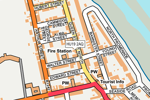 HU19 2AQ map - OS OpenMap – Local (Ordnance Survey)