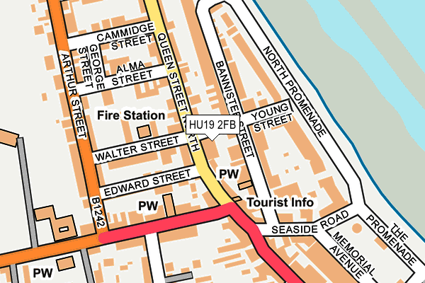 HU19 2FB map - OS OpenMap – Local (Ordnance Survey) HU19 2FB map - OS OpenMap – Local (Ordnance Survey)