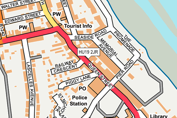 HU19 2JR map - OS OpenMap – Local (Ordnance Survey) HU19 2JR map - OS OpenMap – Local (Ordnance Survey)