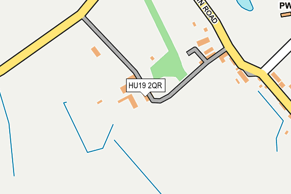 HU19 2QR map - OS OpenMap – Local (Ordnance Survey) HU19 2QR map - OS OpenMap – Local (Ordnance Survey)