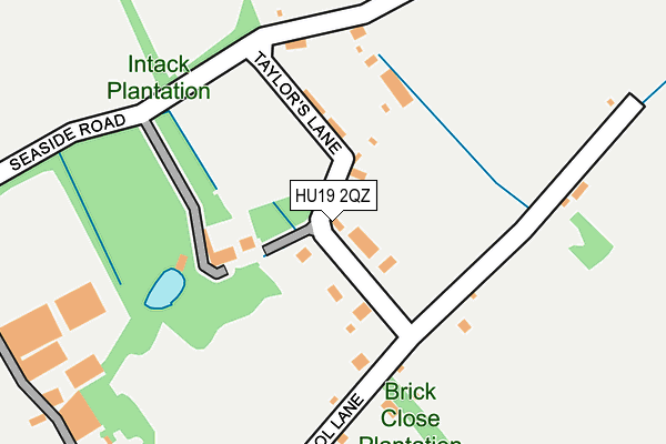 HU19 2QZ map - OS OpenMap – Local (Ordnance Survey) HU19 2QZ map - OS OpenMap – Local (Ordnance Survey)