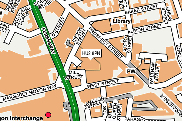HU2 8PN map - OS OpenMap – Local (Ordnance Survey) HU2 8PN map - OS OpenMap – Local (Ordnance Survey)
