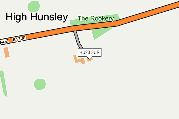 HU20 3UR map - OS OpenMap – Local (Ordnance Survey)
