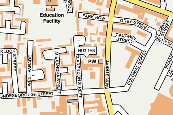 HU3 1AN map - OS OpenMap – Local (Ordnance Survey) HU3 1AN map - OS OpenMap – Local (Ordnance Survey)