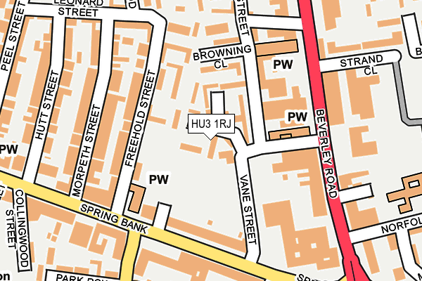 HU3 1RJ map - OS OpenMap – Local (Ordnance Survey) HU3 1RJ map - OS OpenMap – Local (Ordnance Survey)