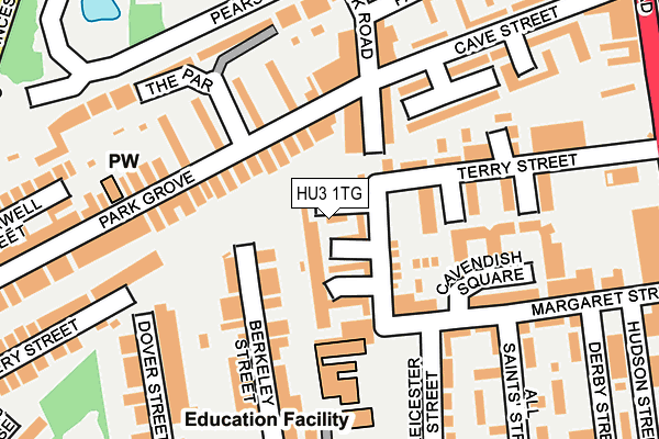 HU3 1TG map - OS OpenMap – Local (Ordnance Survey) HU3 1TG map - OS OpenMap – Local (Ordnance Survey)