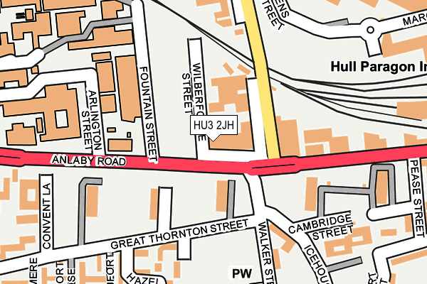HU3 2JH map - OS OpenMap – Local (Ordnance Survey) HU3 2JH map - OS OpenMap – Local (Ordnance Survey)