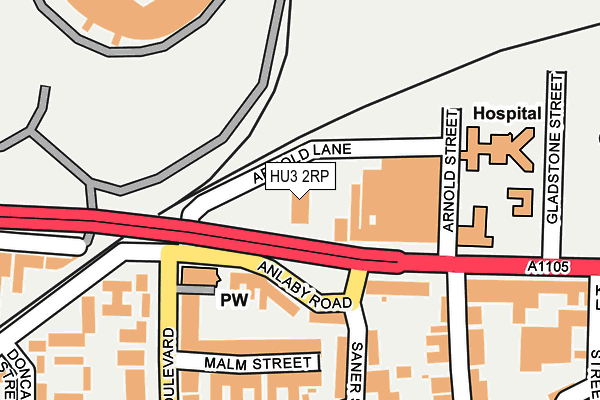 HU3 2RP map - OS OpenMap – Local (Ordnance Survey) HU3 2RP map - OS OpenMap – Local (Ordnance Survey)