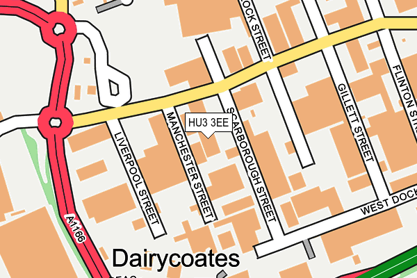 HU3 3EE map - OS OpenMap – Local (Ordnance Survey) HU3 3EE map - OS OpenMap – Local (Ordnance Survey)