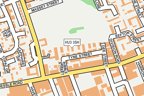 HU3 3SH map - OS OpenMap – Local (Ordnance Survey) HU3 3SH map - OS OpenMap – Local (Ordnance Survey)