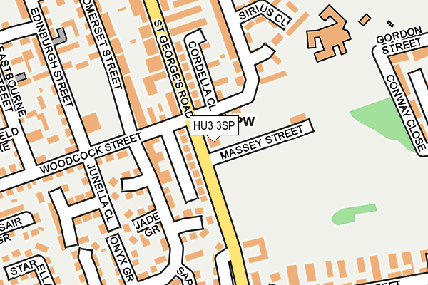 HU3 3SP map - OS OpenMap – Local (Ordnance Survey) HU3 3SP map - OS OpenMap – Local (Ordnance Survey)
