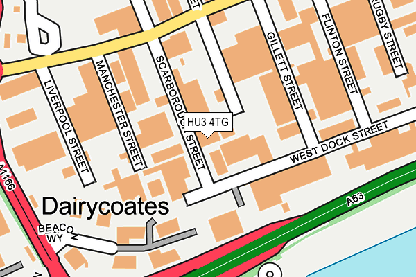 HU3 4TG map - OS OpenMap – Local (Ordnance Survey) HU3 4TG map - OS OpenMap – Local (Ordnance Survey)