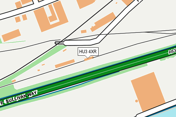 HU3 4XR map - OS OpenMap – Local (Ordnance Survey) HU3 4XR map - OS OpenMap – Local (Ordnance Survey)