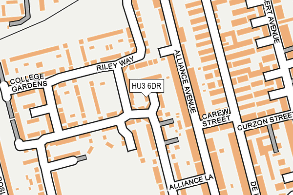 HU3 6DR map - OS OpenMap – Local (Ordnance Survey) HU3 6DR map - OS OpenMap – Local (Ordnance Survey)