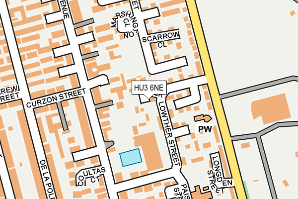 HU3 6NE map - OS OpenMap – Local (Ordnance Survey) HU3 6NE map - OS OpenMap – Local (Ordnance Survey)