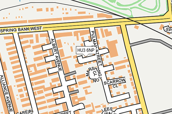 HU3 6NP map - OS OpenMap – Local (Ordnance Survey) HU3 6NP map - OS OpenMap – Local (Ordnance Survey)