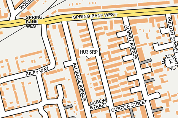 HU3 6RP map - OS OpenMap – Local (Ordnance Survey) HU3 6RP map - OS OpenMap – Local (Ordnance Survey)