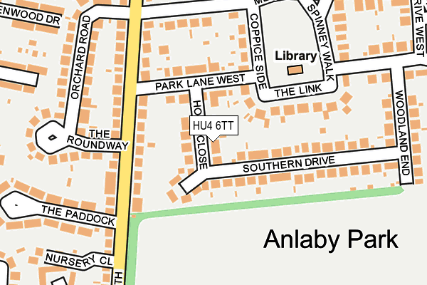 HU4 6TT map - OS OpenMap – Local (Ordnance Survey) HU4 6TT map - OS OpenMap – Local (Ordnance Survey)