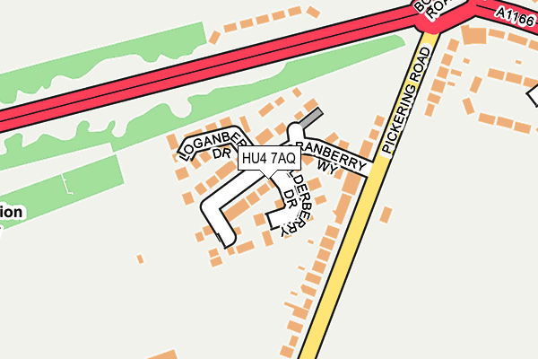HU4 7AQ map - OS OpenMap – Local (Ordnance Survey) HU4 7AQ map - OS OpenMap – Local (Ordnance Survey)