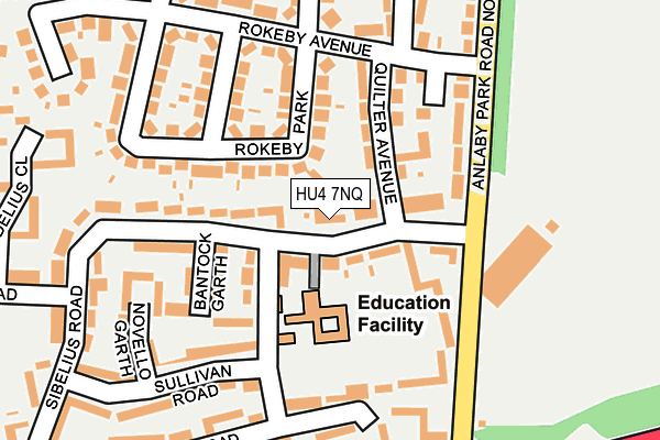 HU4 7NQ map - OS OpenMap – Local (Ordnance Survey) HU4 7NQ map - OS OpenMap – Local (Ordnance Survey)
