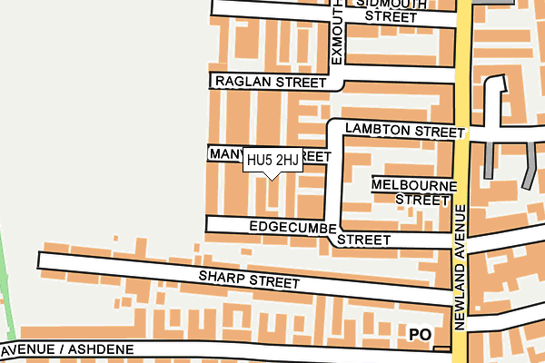 HU5 2HJ map - OS OpenMap – Local (Ordnance Survey) HU5 2HJ map - OS OpenMap – Local (Ordnance Survey)
